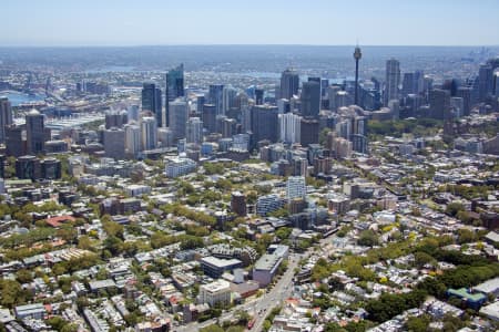 Aerial Image of SURRY HILLS