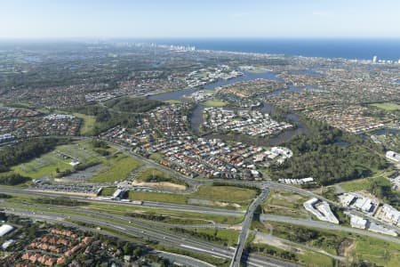 Aerial Image of VARSITY LAKES AERIAL PHOTO