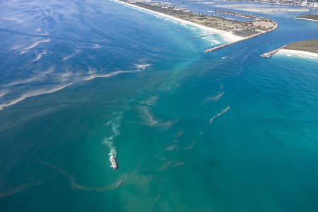 Aerial Image of SAND DREDGING GOLD COAST SEAWAY