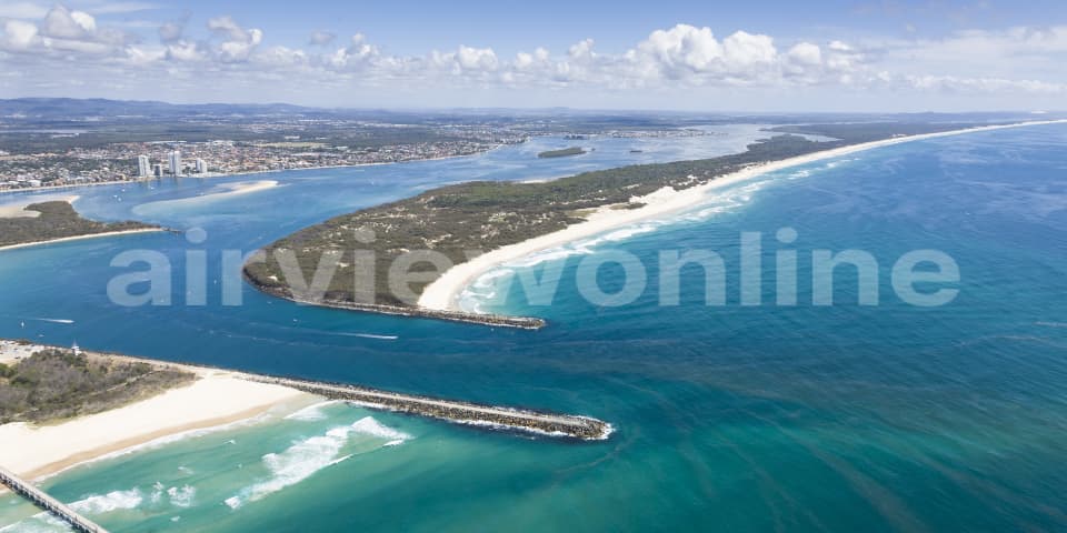 Aerial Image of Aerial Photo Gold Coast Seaway