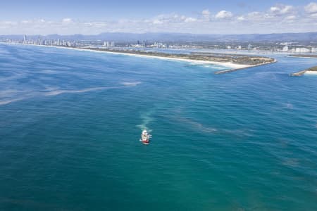 Aerial Image of SAND DREDGING GOLD COAST SEAWAY