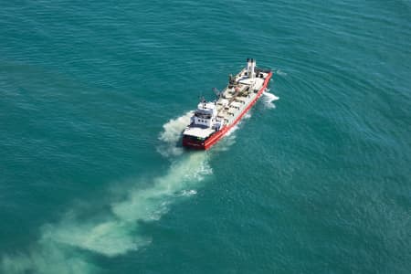 Aerial Image of SAND DREDGING GOLD COAST SEAWAY