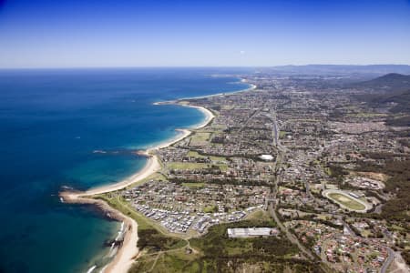 Aerial Image of WOLLONGONG BEACHES