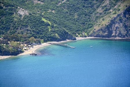 Aerial Image of SANTA CATALINA ISLAND BAY CALIFORNIA