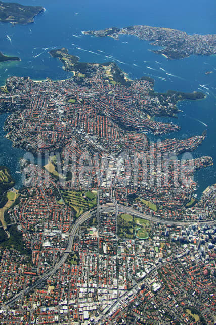 Aerial Image of Cammeray to Middle Head