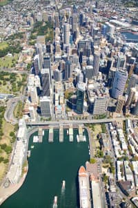 Aerial Image of THE ROCKS, CIRCULAR QUAY AND CBD.