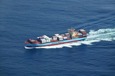 Aerial Image of CONTAINER SHIP