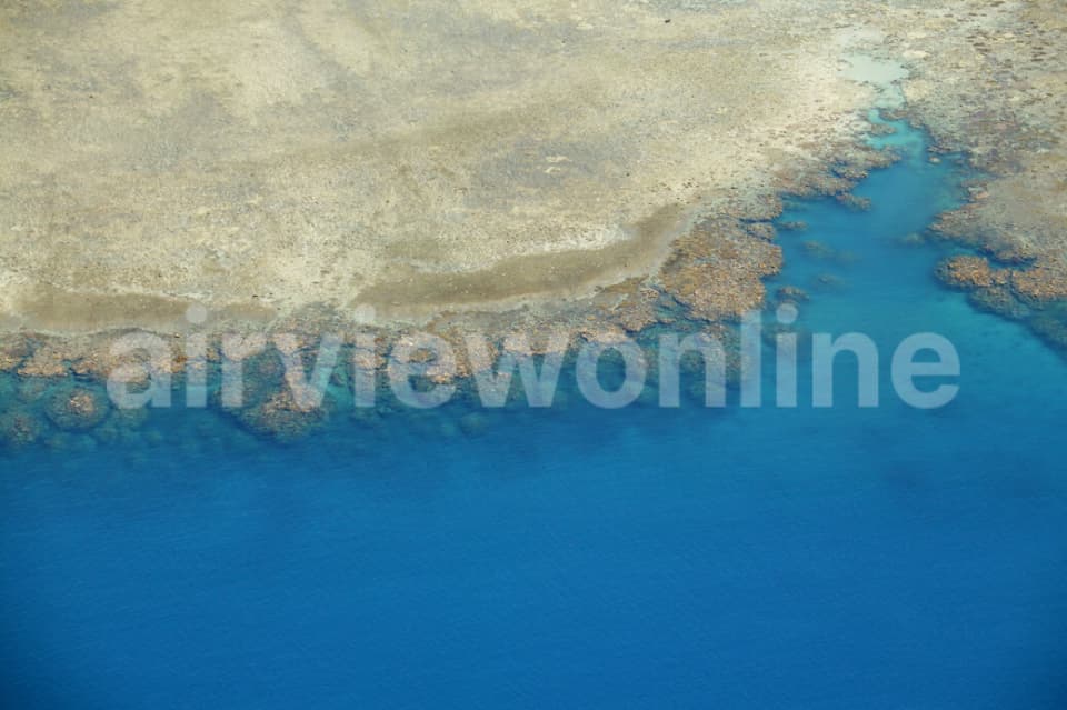 Aerial Image of Hayman Island Coral