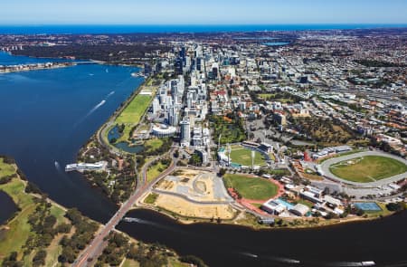 Aerial Image of EAST PERTH