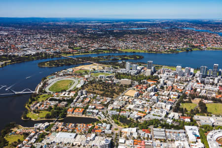 Aerial Image of EAST PERTH