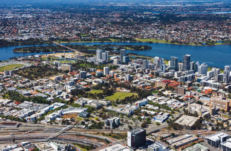 Aerial Image of EAST PERTH