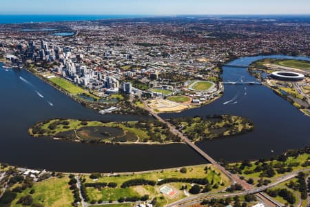 Aerial Image of EAST PERTH