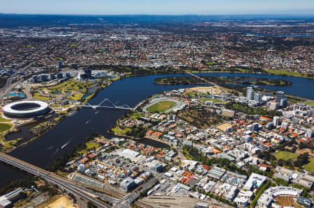 Aerial Image of EAST PERTH