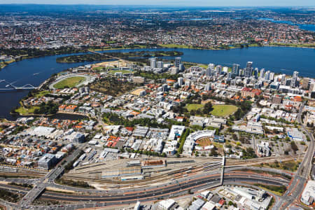Aerial Image of EAST PERTH