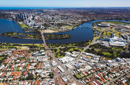 Aerial Image of Burswood