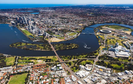 Aerial Image of VICTORIA PARK