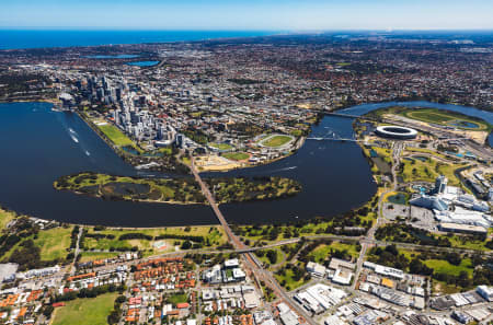 Aerial Image of VICTORIA PARK