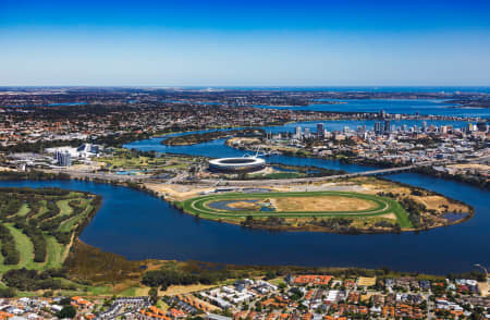 Aerial Image of Burswood