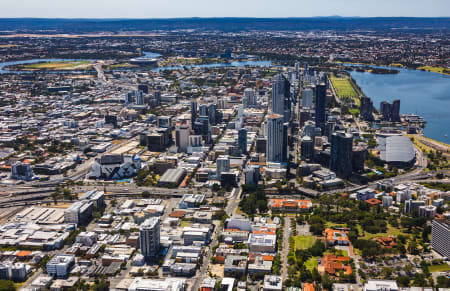 Aerial Image of WEST PERTH