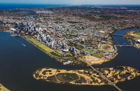 Aerial Image of EAST PERTH