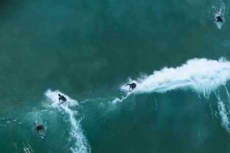 Aerial Image of BONDI BEACH SURFING SERIES