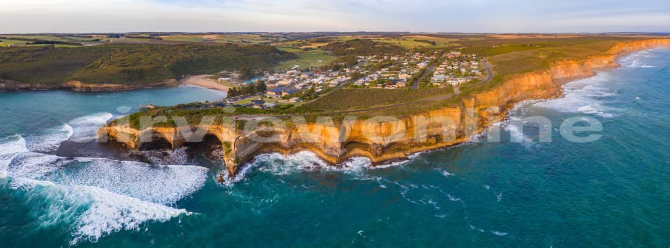 Aerial Image of Sea Cliffs at Port Campbell