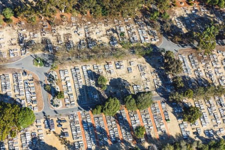 Aerial Image of FREMANTLE CEMETERY