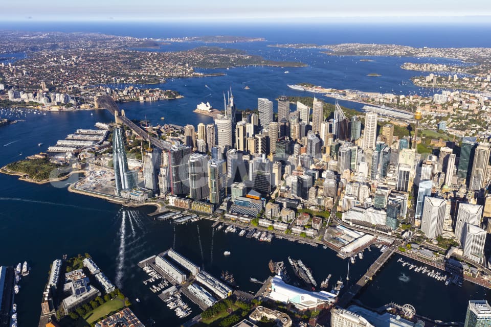 Aerial Image of Barangaroo Sydney