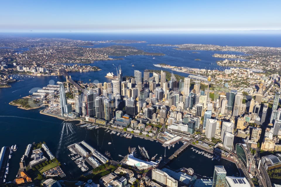 Aerial Image of Barangaroo Sydney