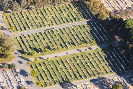 Aerial Image of FREMANTLE CEMETERY