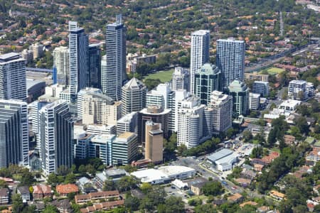Aerial Image of CHATSWOOD CBD