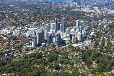 Aerial Image of CHATSWOOD CBD