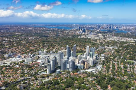 Aerial Image of CHATSWOOD CBD