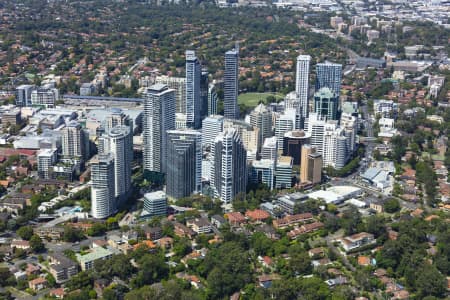 Aerial Image of CHATSWOOD CBD