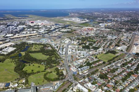 Aerial Image of ST PETERS AND WEST CONNEX