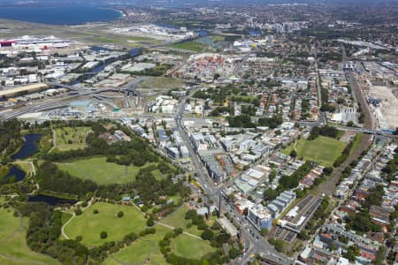 Aerial Image of ST PETERS AND WEST CONNEX