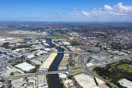 Aerial Image of ST PETERS AND WEST CONNEX