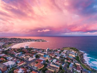 Aerial Image of BONDI AERIAL SUNSET