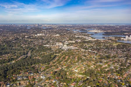 Aerial Image of WEST RYDE