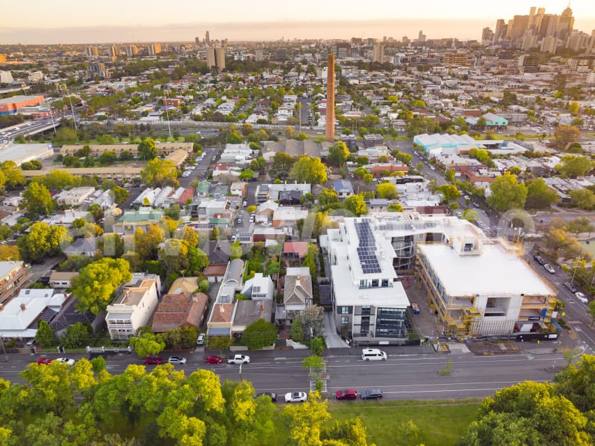 Aerial Image of Clifton Hill & Collingwood