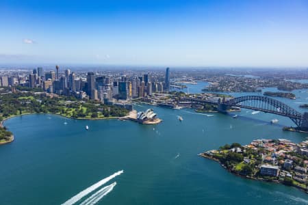 Aerial Image of SYDNEY CBD AND OPERA HOUSE