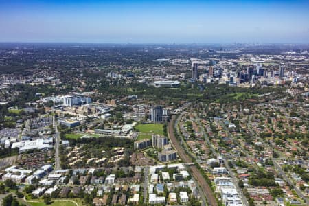 Aerial Image of WENTWORTHVILLE AND WESTMEAD