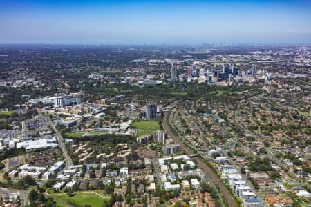 Aerial Image of WENTWORTHVILLE AND WESTMEAD