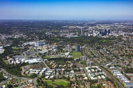 Aerial Image of WENTWORTHVILLE AND WESTMEAD