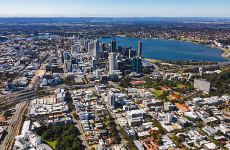 Aerial Image of WEST PERTH