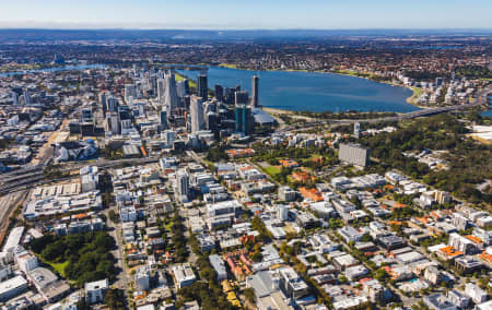 Aerial Image of WEST PERTH