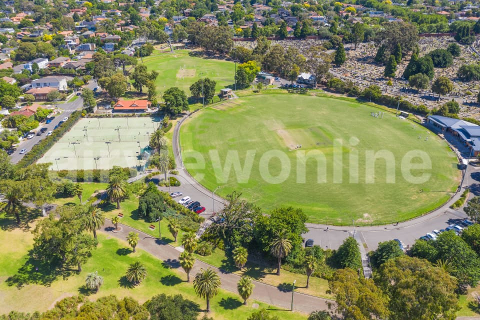 Aerial Image of Victoria Park, Kew, Melbourne