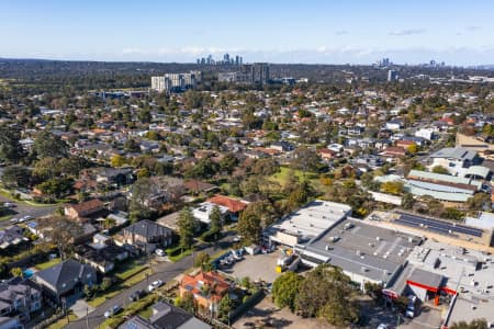 Aerial Image of NORTH RYDE