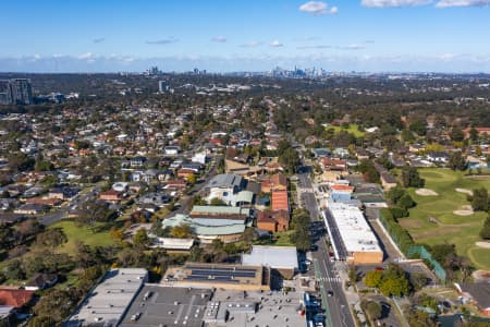 Aerial Image of NORTH RYDE