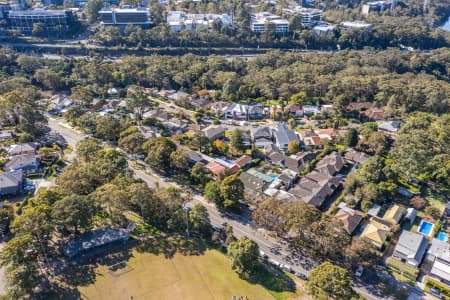 Aerial Image of NORTH RYDE